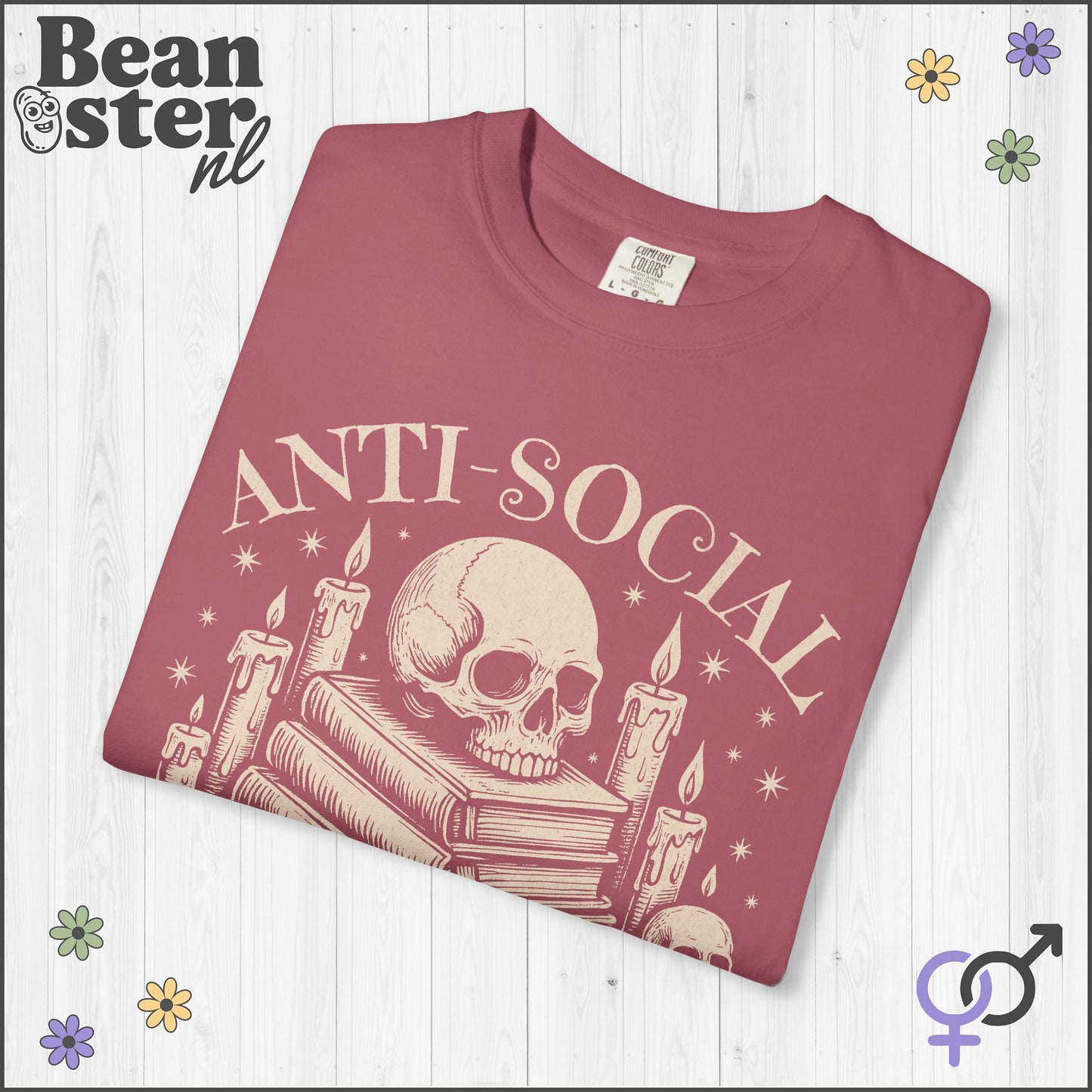 Anti Social Book Club T-Shirt | Funny Book Lover Tee