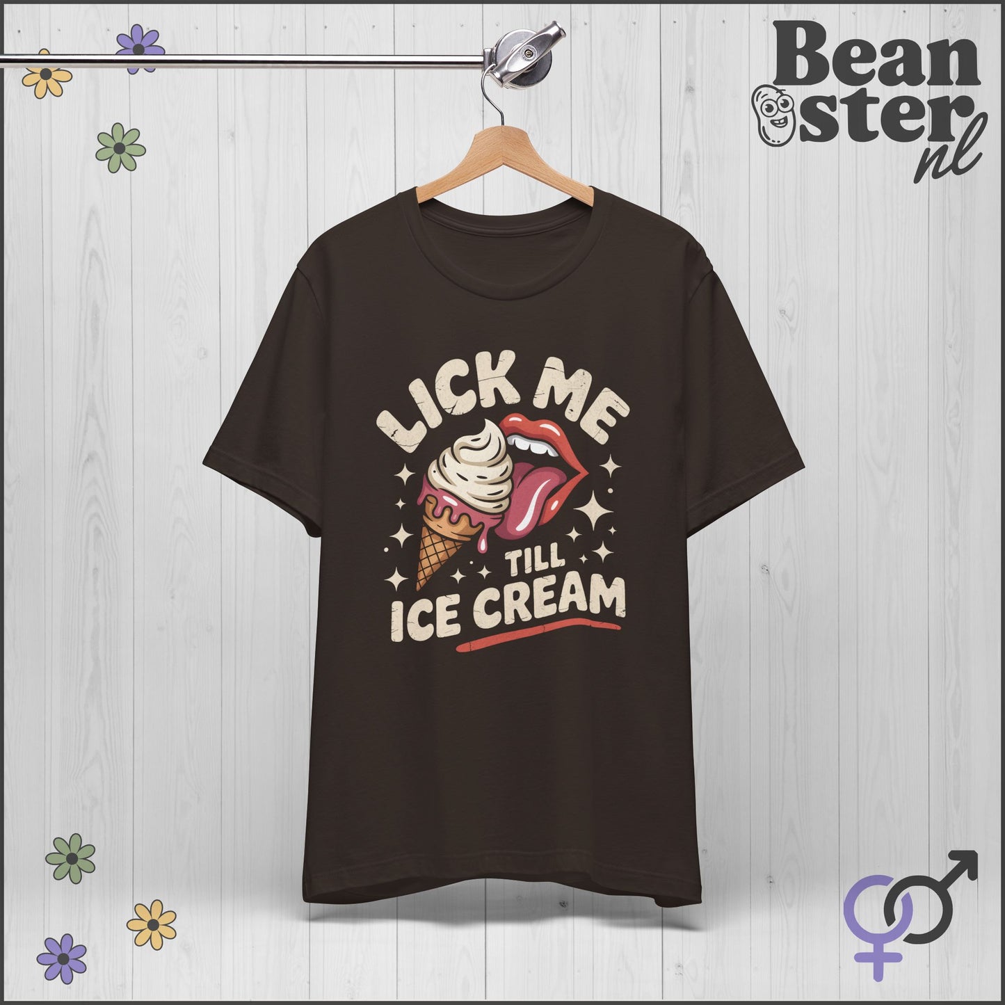 Lick Me Till Ice Cream | Funny Retro Style Tee