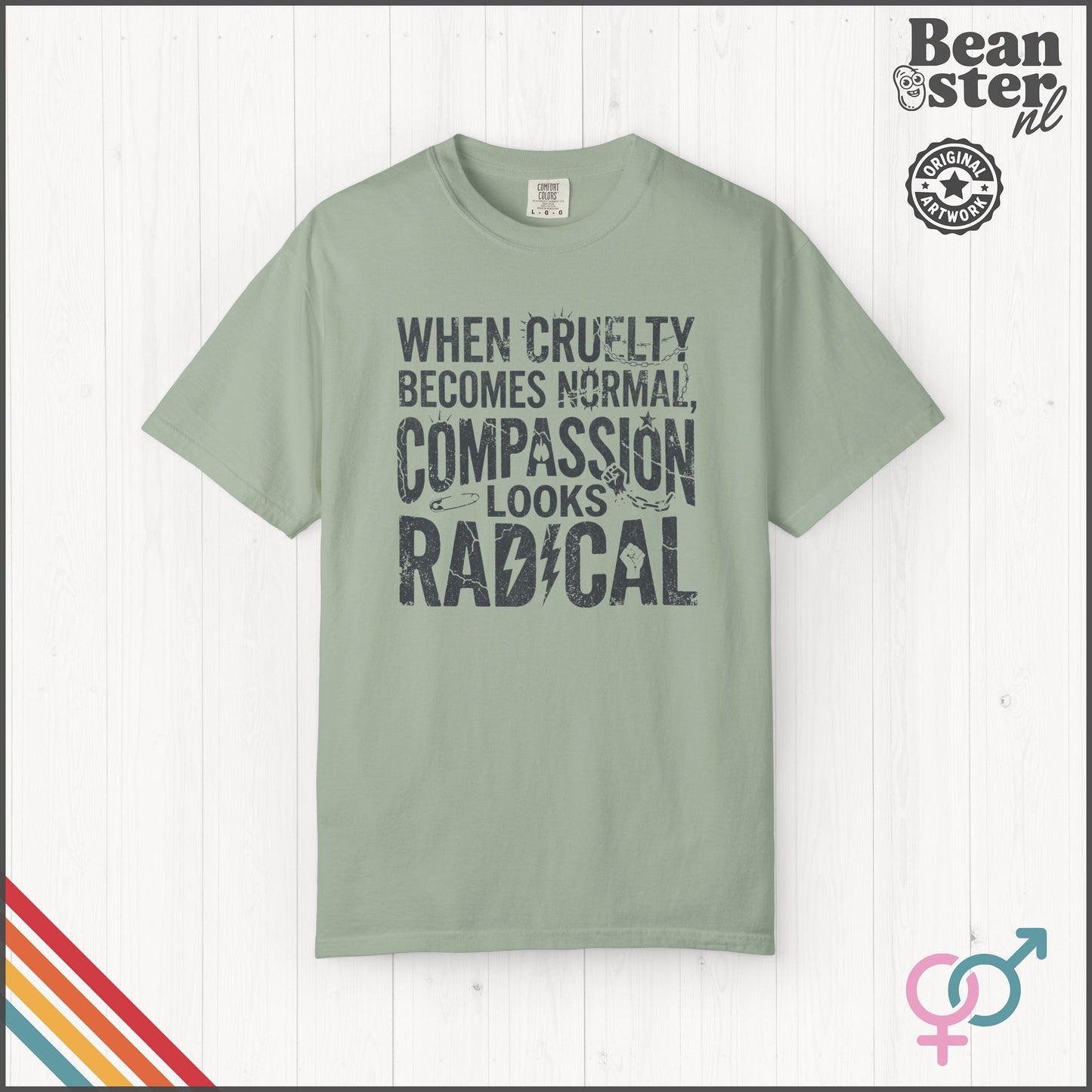 Compassion Looks Radical Protest & Activist T-Shirt