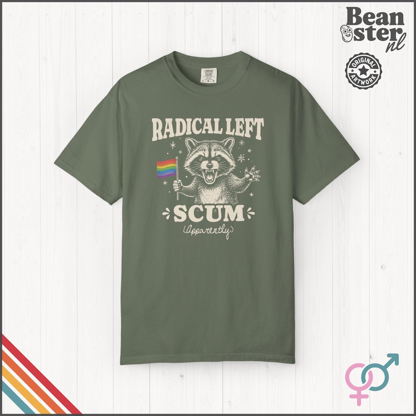 Radical Left Scum T-Shirt | Funny Political Protest Tee