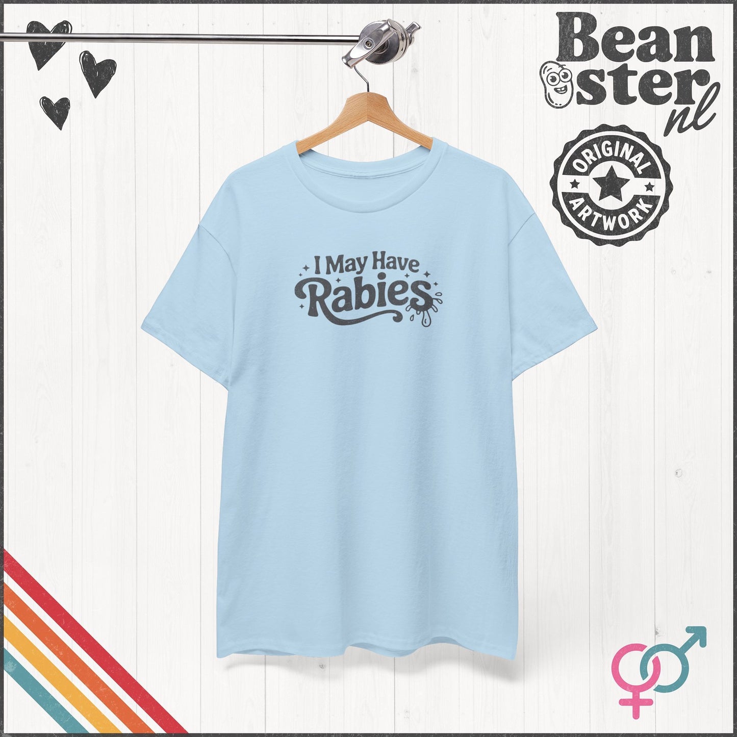 May Have Rabies T-Shirt – Funny Original Adult Graphic Tee