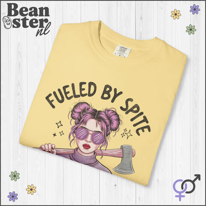 Fueled By Spite & Feminine Rage Anime Girl T-Shirt
