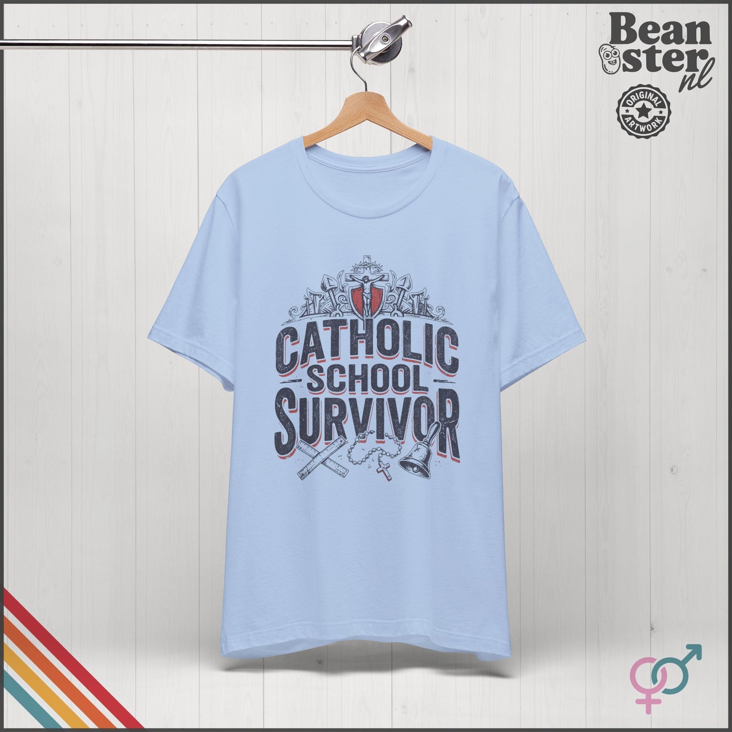 Catholic School Survivor Funny T-Shirt | Dark Humor Tee