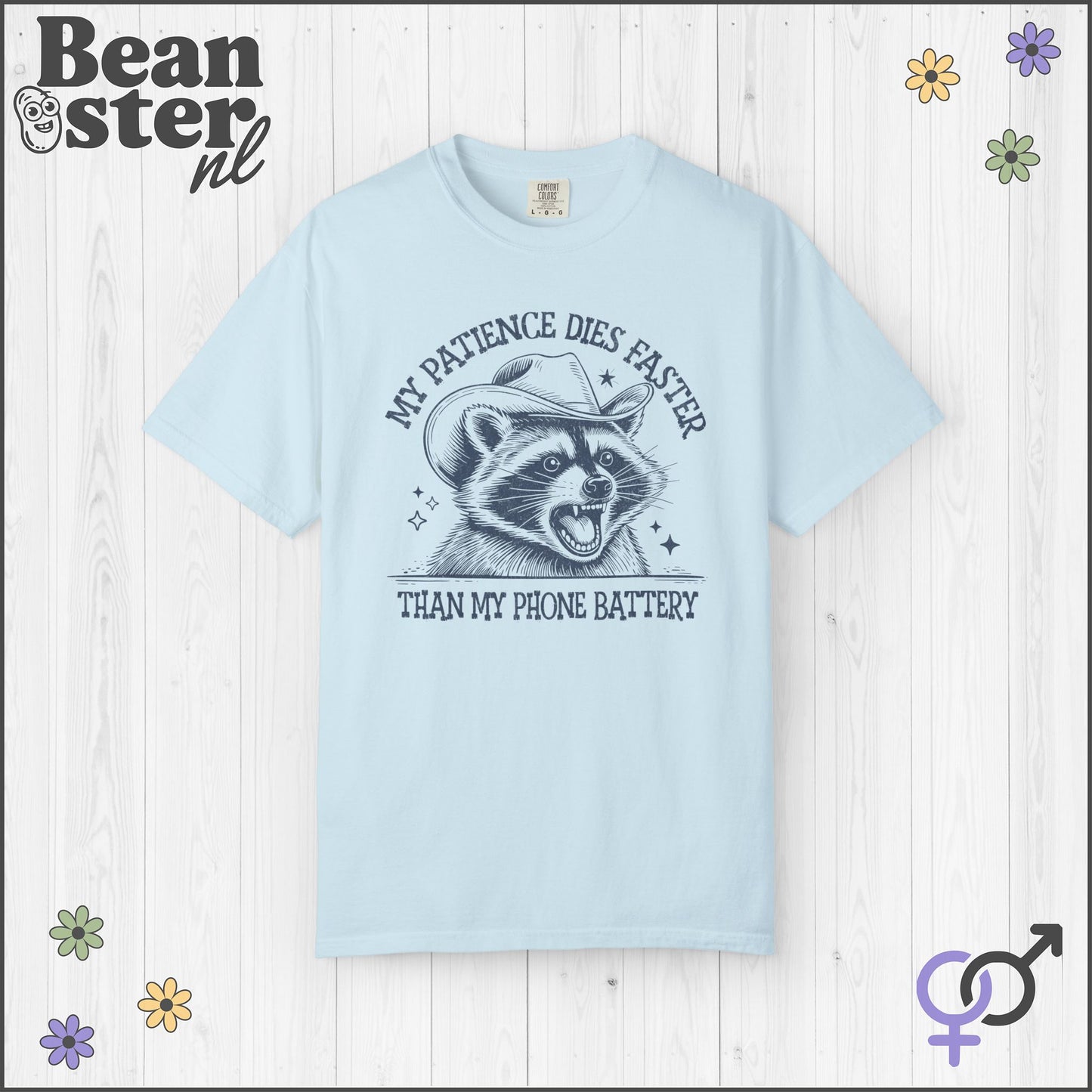 Angry Raccoon Tee – Funny Meme Pun for Gen Z Humor