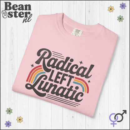 Radical Left Lunatic Retro Rainbow Shirt