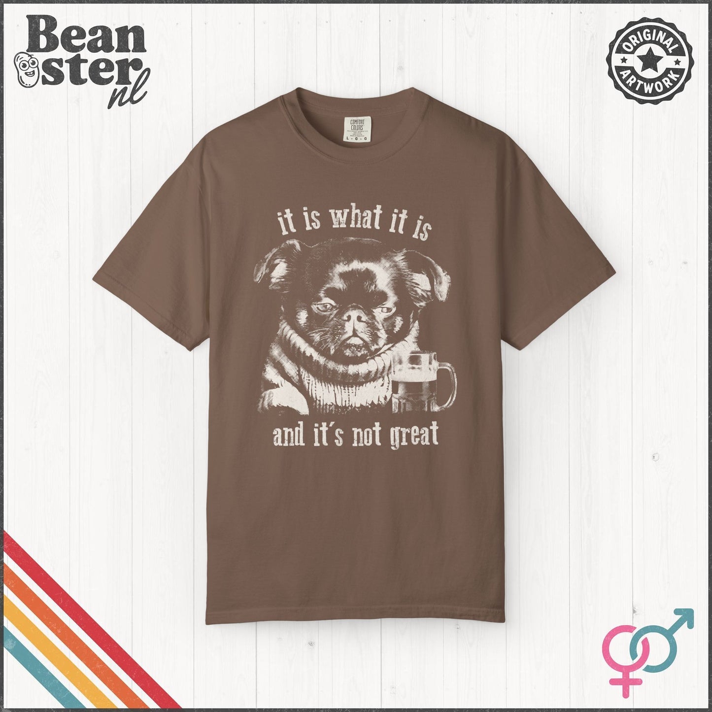 It Is What It Is & It’s Not Great Funny Brussels Griffon T-Shirt