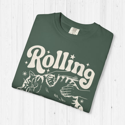 Rolling Fatties Cat Shirt Funny Cannabis Tee