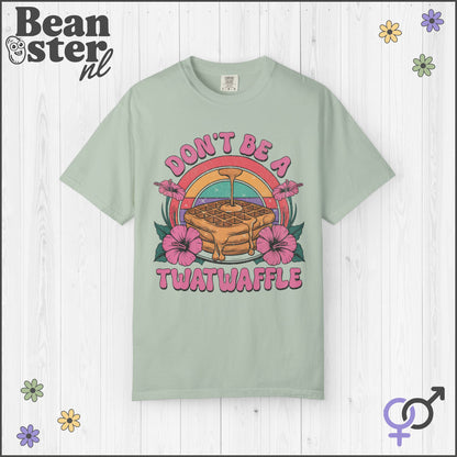 Don't Be a Twatwaffle Retro Funny Oversized Shirt