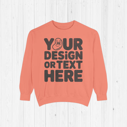 Custom Comfort Colors 1566 Vintage Personalized Unisex Sweatshirt