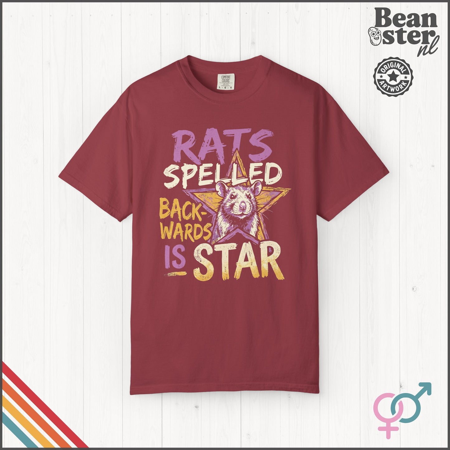 Rats Spelled Backwards Is Star Funny Animal Meme Shirt