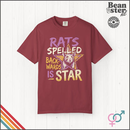 Rats Spelled Backwards Is Star Funny Animal Meme Shirt
