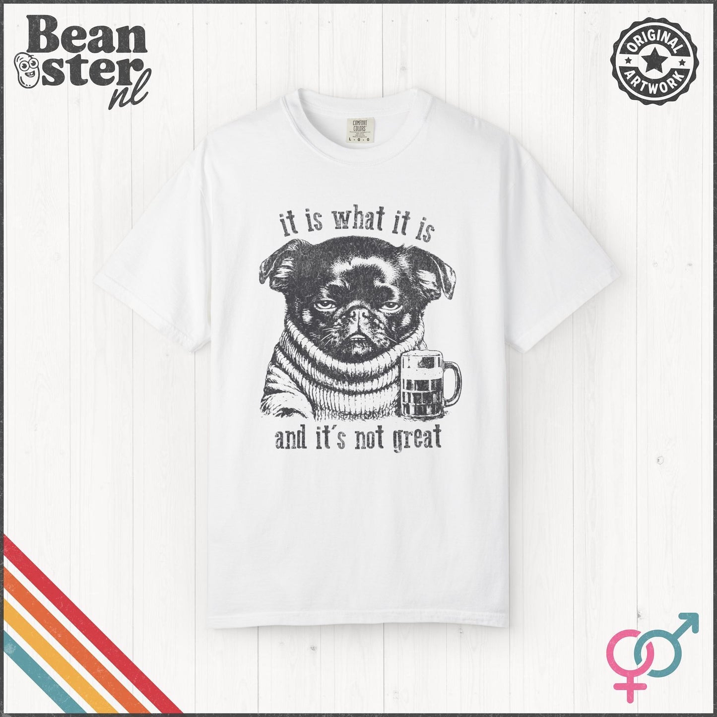 It Is What It Is & It’s Not Great Funny Brussels Griffon T-Shirt