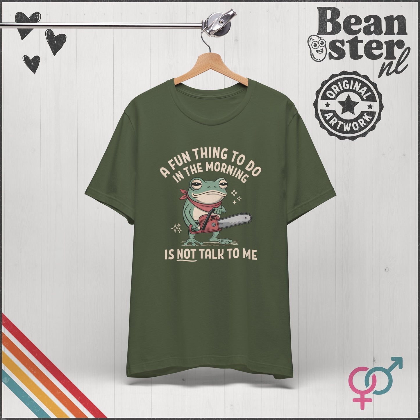 Don't Talk To Me Frog T-Shirt – Grumpy Morning Humor