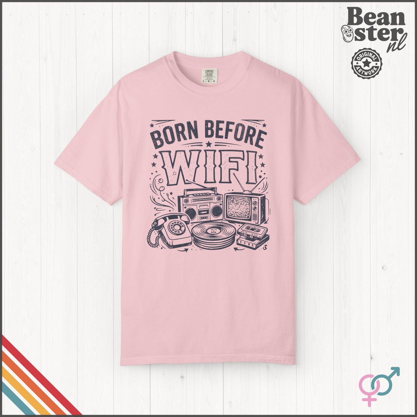 Born Before WiFi Shirt | Funny Gen X Gift