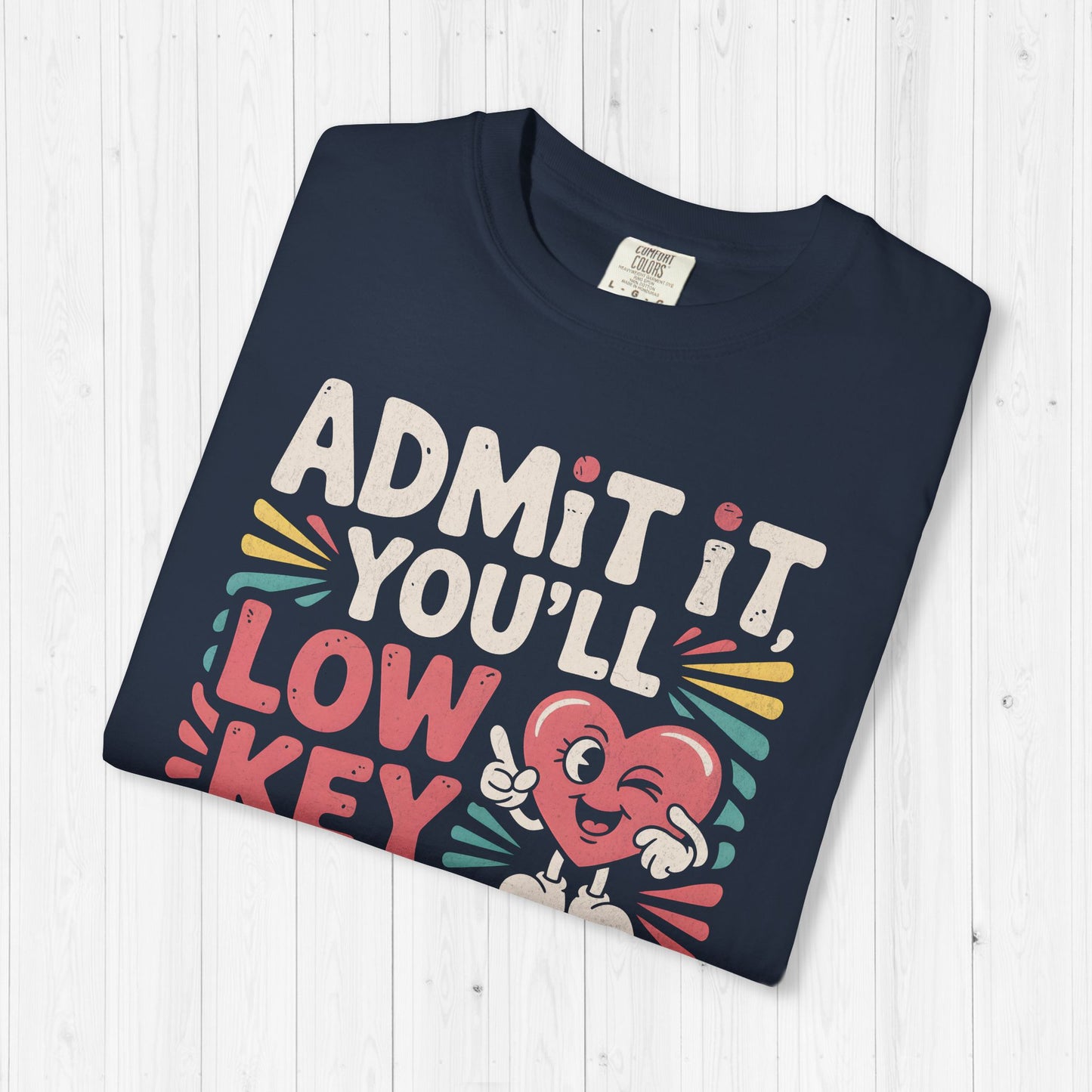 Admit You'll Low Key Miss Me Shirt – 90s Retro Funny Teacher Gift