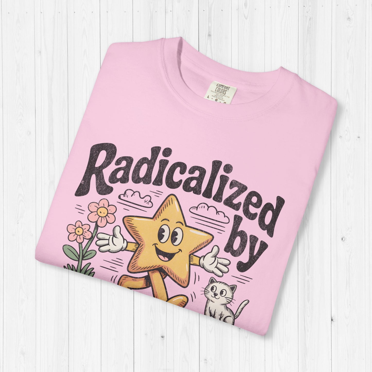 Radicalized By Basic Decency Star Graphic T-Shirt
