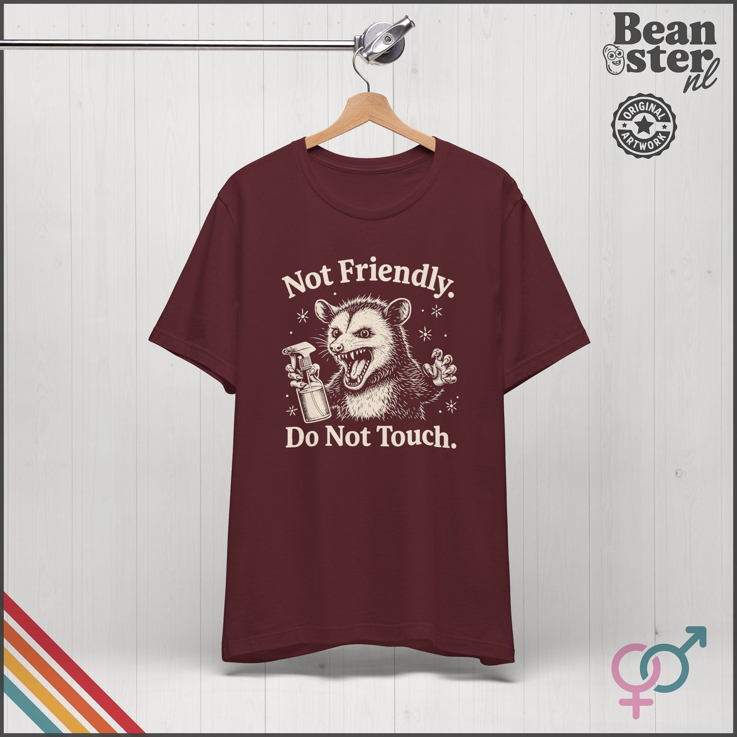 Not Friendly Do Not Touch Shirt | Funny Introvert Tee
