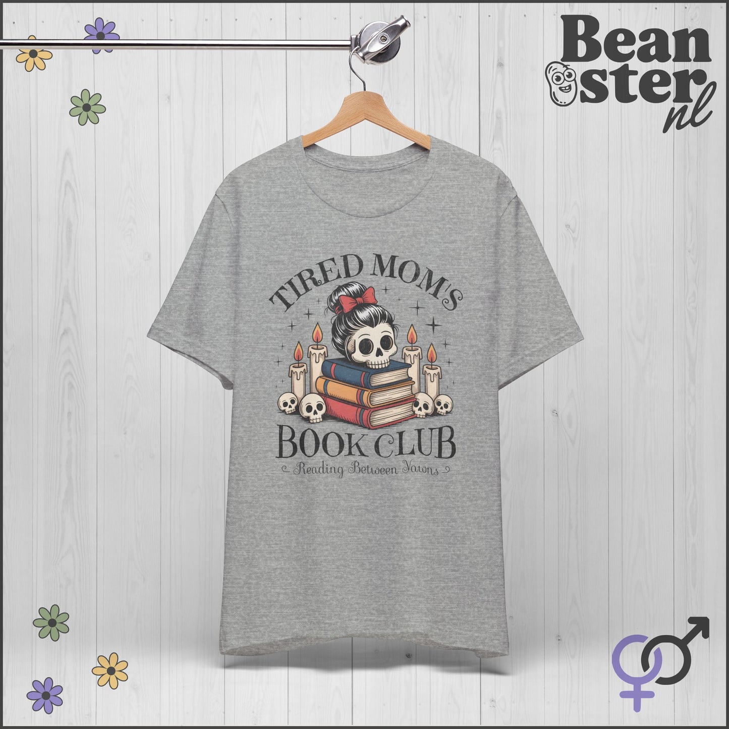 Tired Mom's Book Club Shirt – Funny Literary Mom Tee