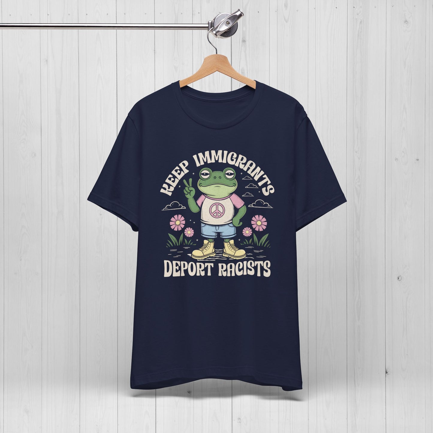 Keep Immigrants, Trade Racists Shirt – Funny Frog Tee