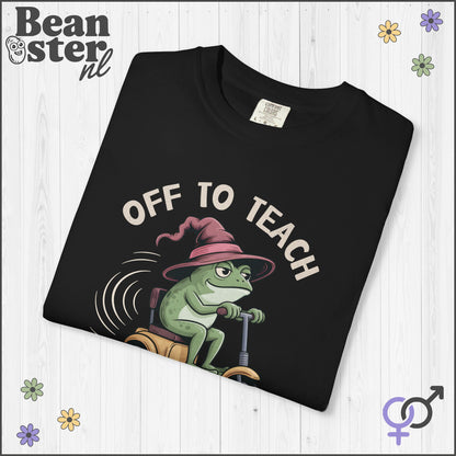 Funny Frog Scooter Science Teacher Shirt
