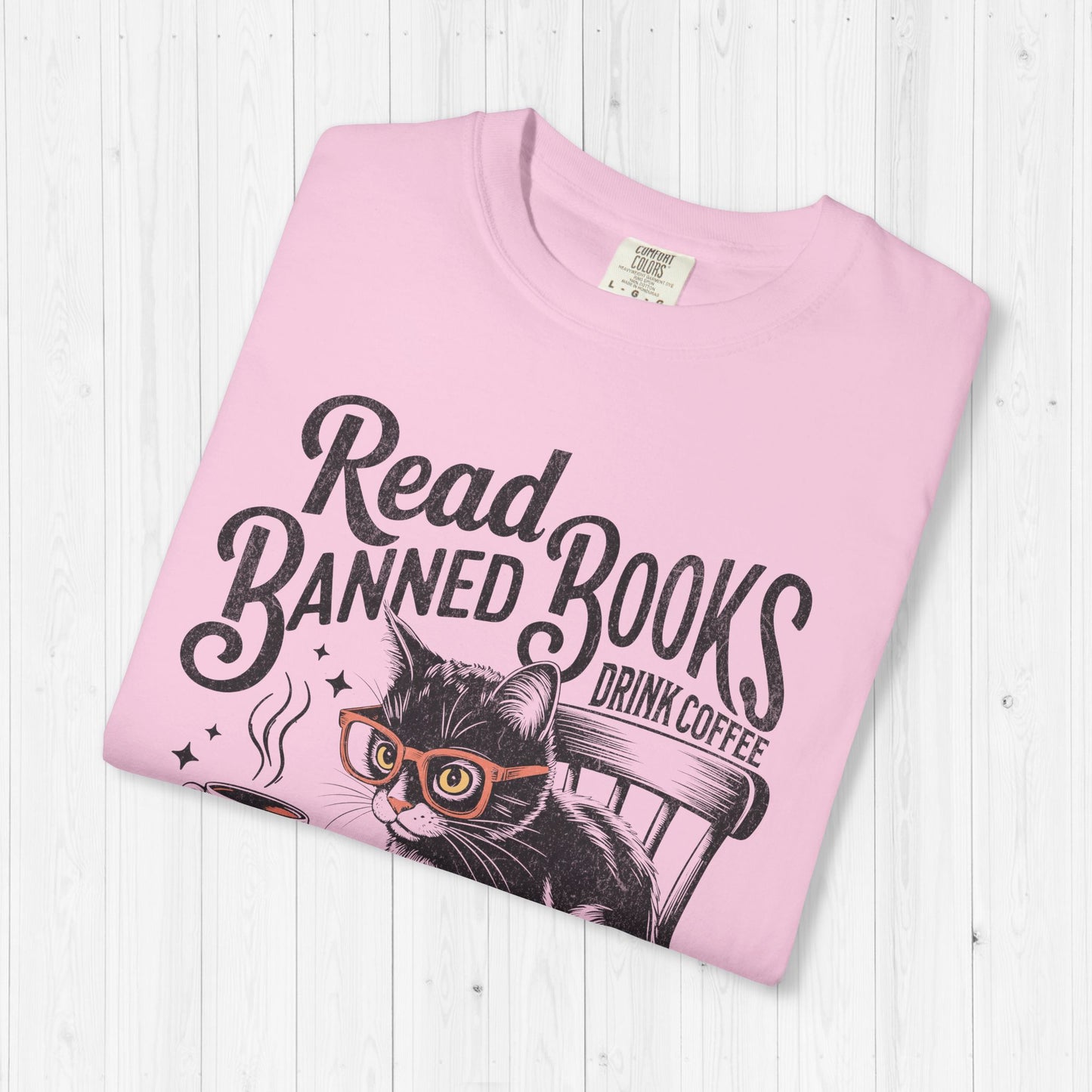 Read Books Drink Coffee Fight Evil Shirt