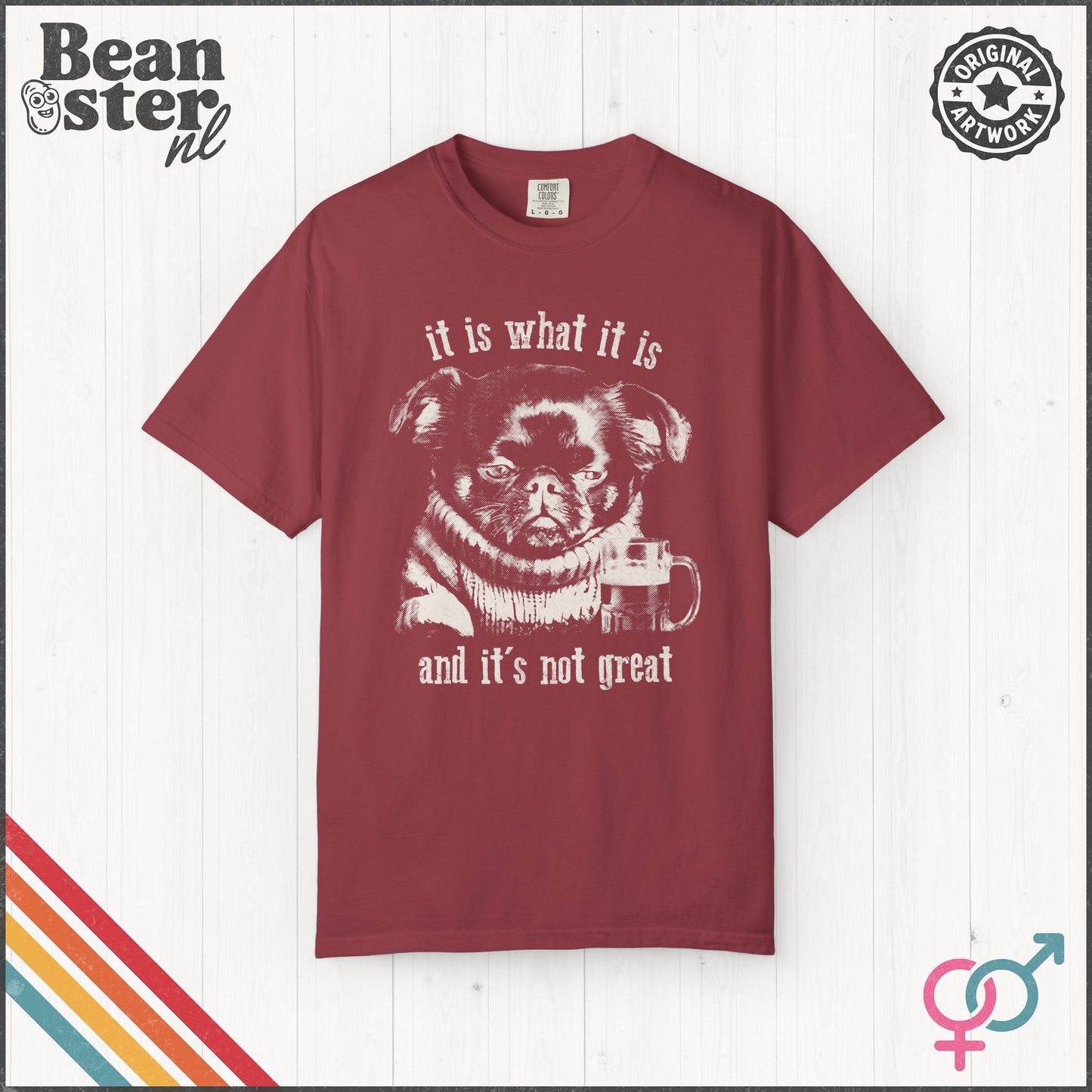 It Is What It Is & It’s Not Great Funny Brussels Griffon T-Shirt