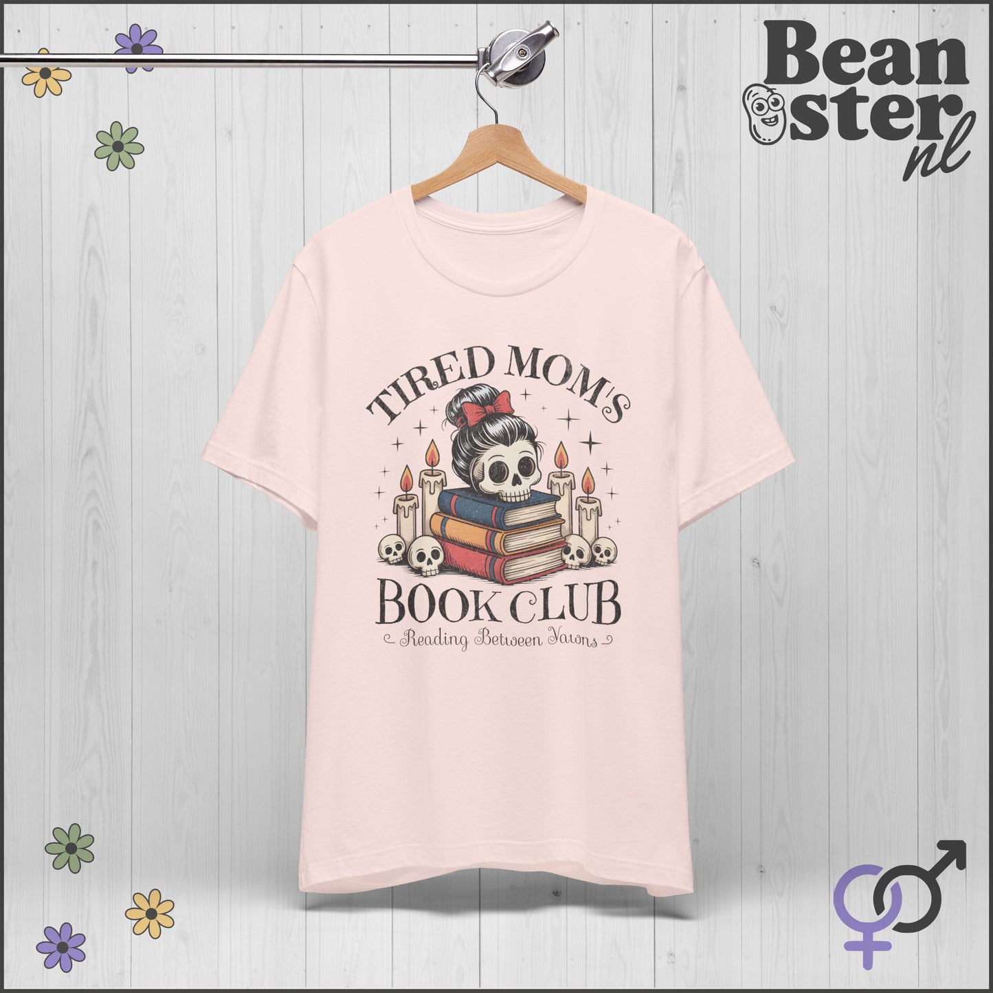Tired Mom's Book Club Shirt – Funny Literary Mom Tee
