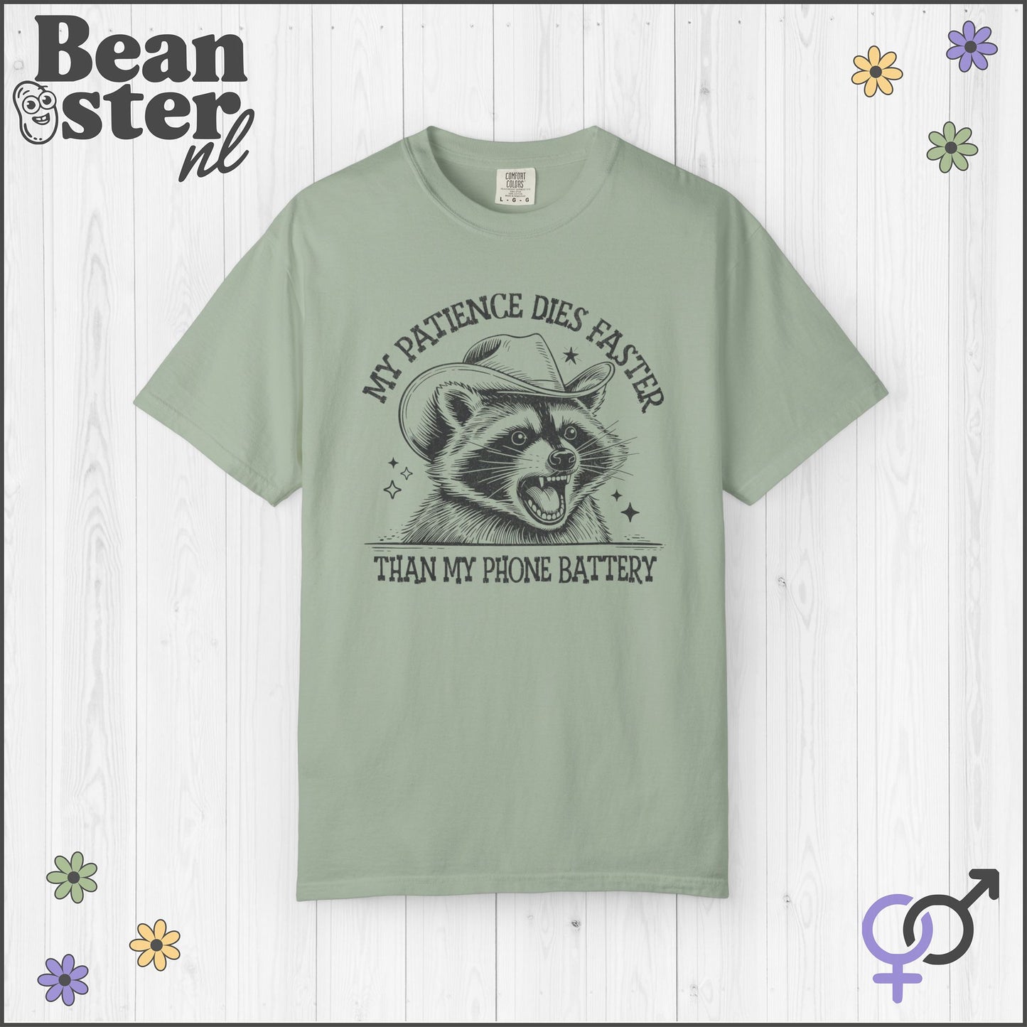 Angry Raccoon Tee – Funny Meme Pun for Gen Z Humor