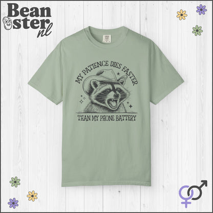 Angry Raccoon Tee – Funny Meme Pun for Gen Z Humor