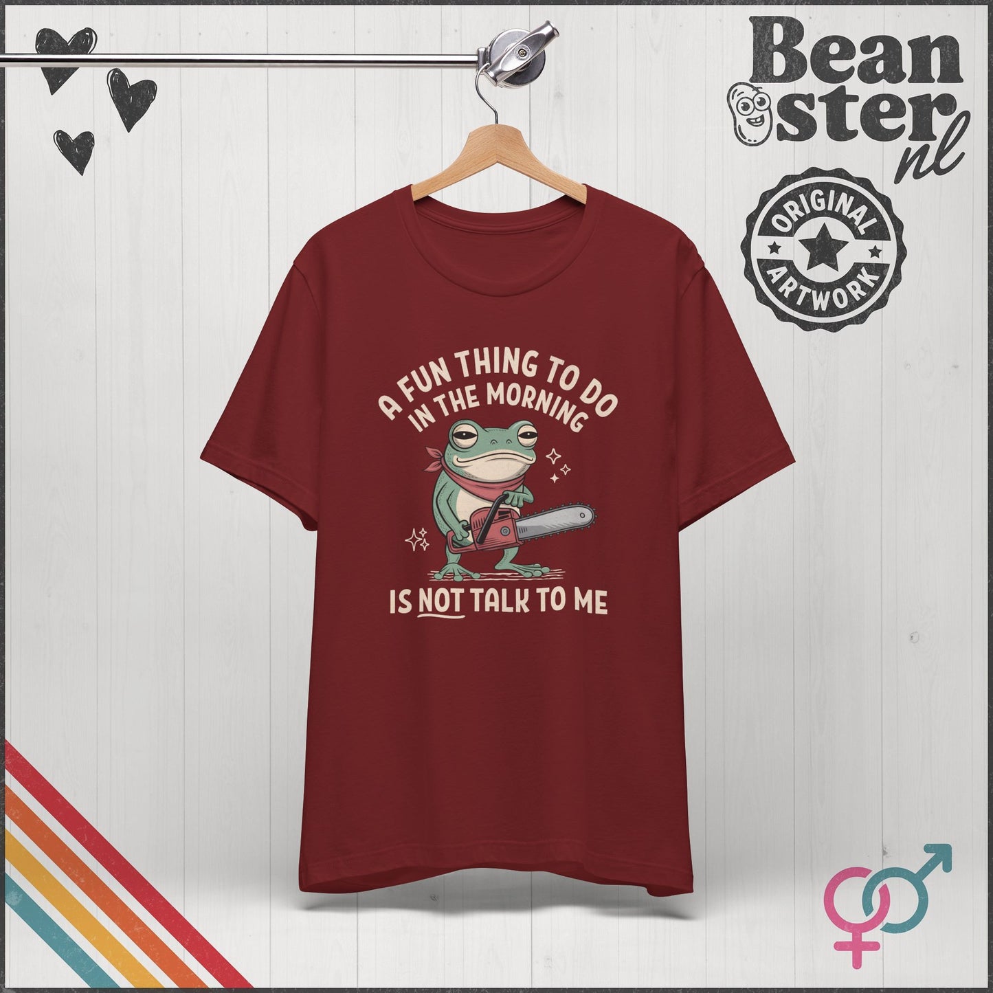 Don't Talk To Me Frog T-Shirt – Grumpy Morning Humor