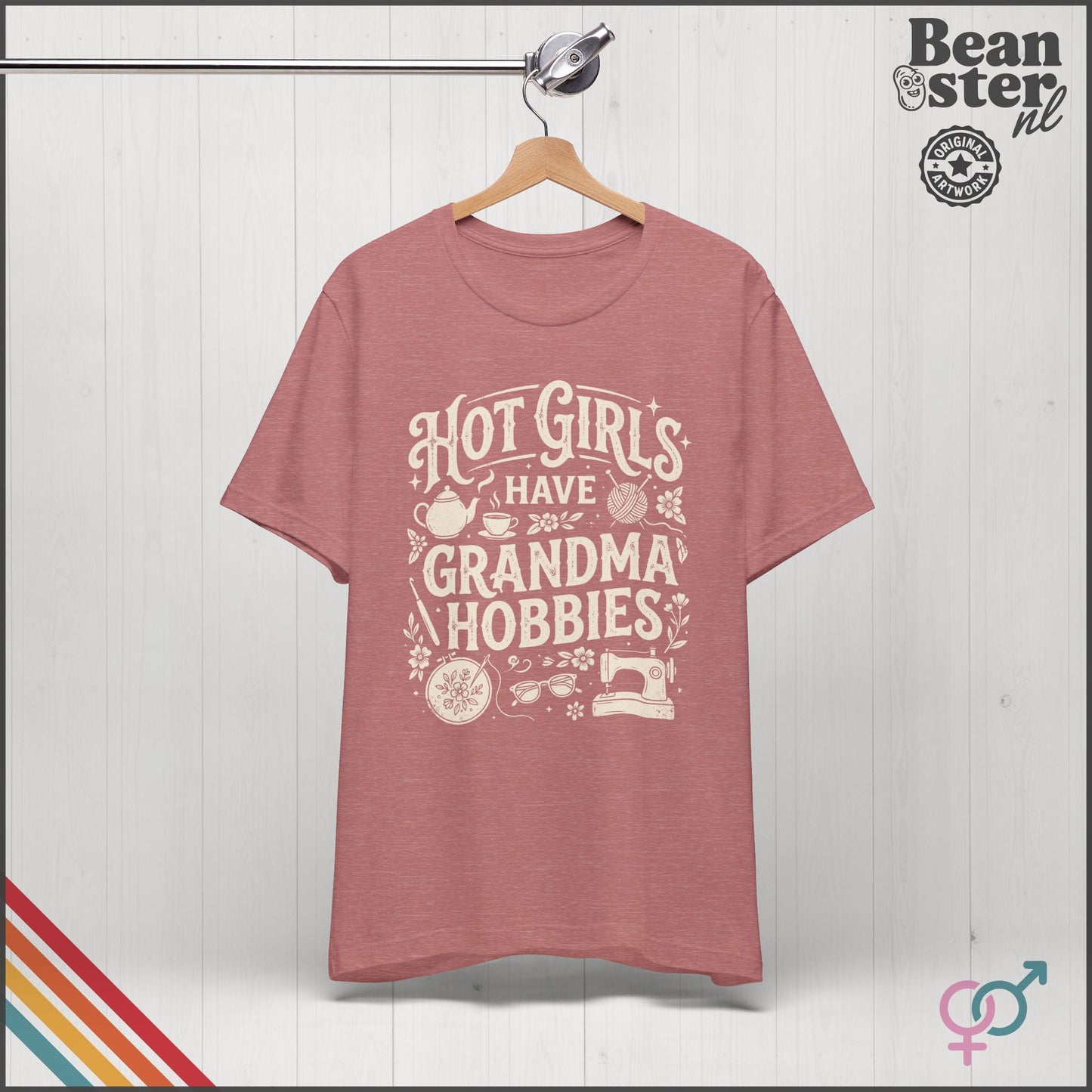 Hot Girls Have Grandma Hobbies T-Shirt | Cozy Girl Tee