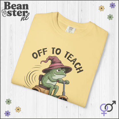 Funny Frog Scooter Science Teacher Shirt