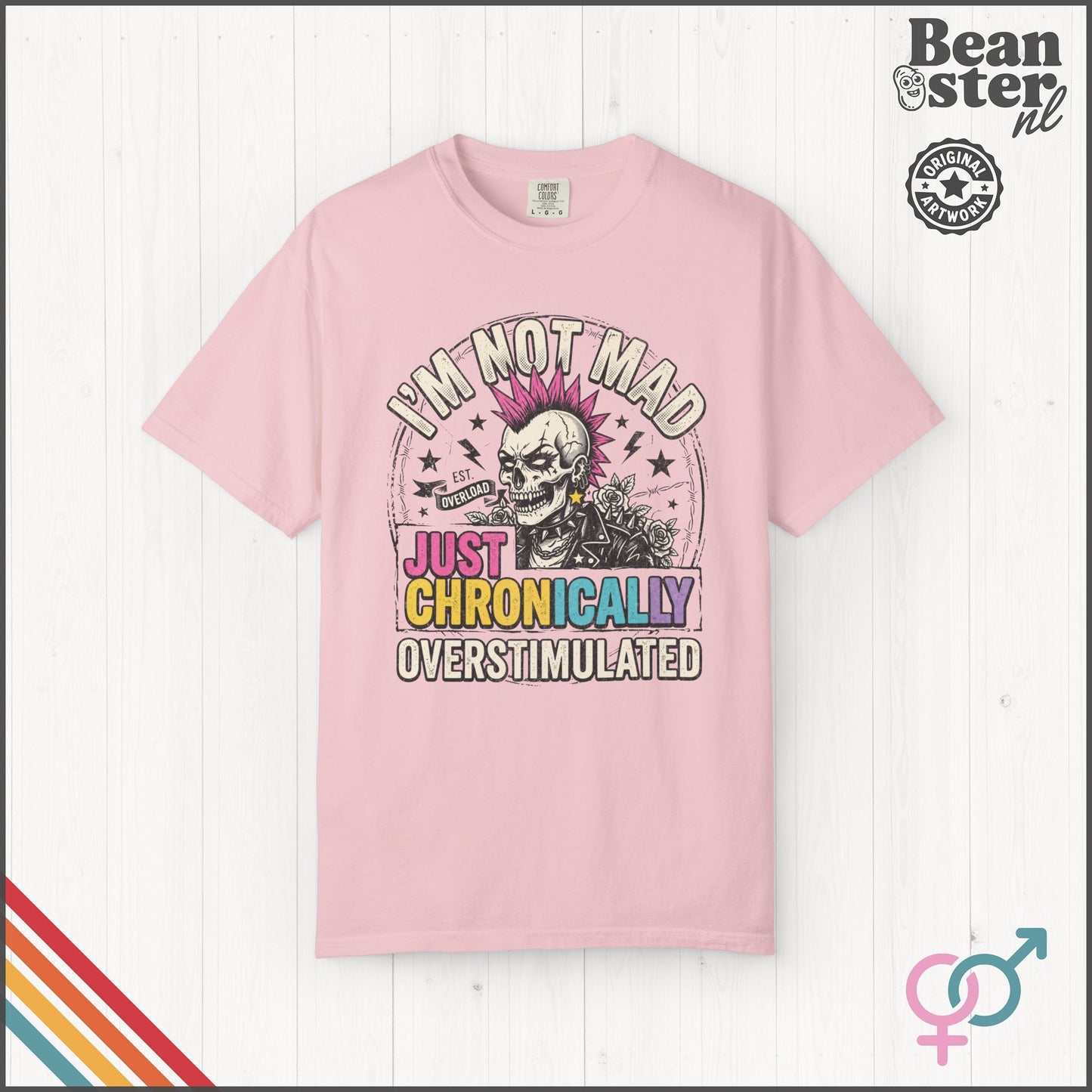 Chronically Overstimulated Shirt | ADHD Humor T-Shirt