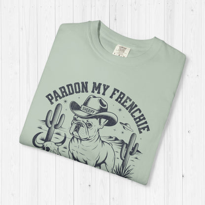 Custom Western French Bulldog Shirt –  Pardon My Frenchie Tee
