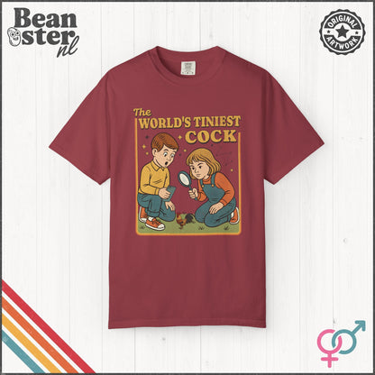 World’s Tiniest Cock Shirt - Retro Funny Adult Humor Tee