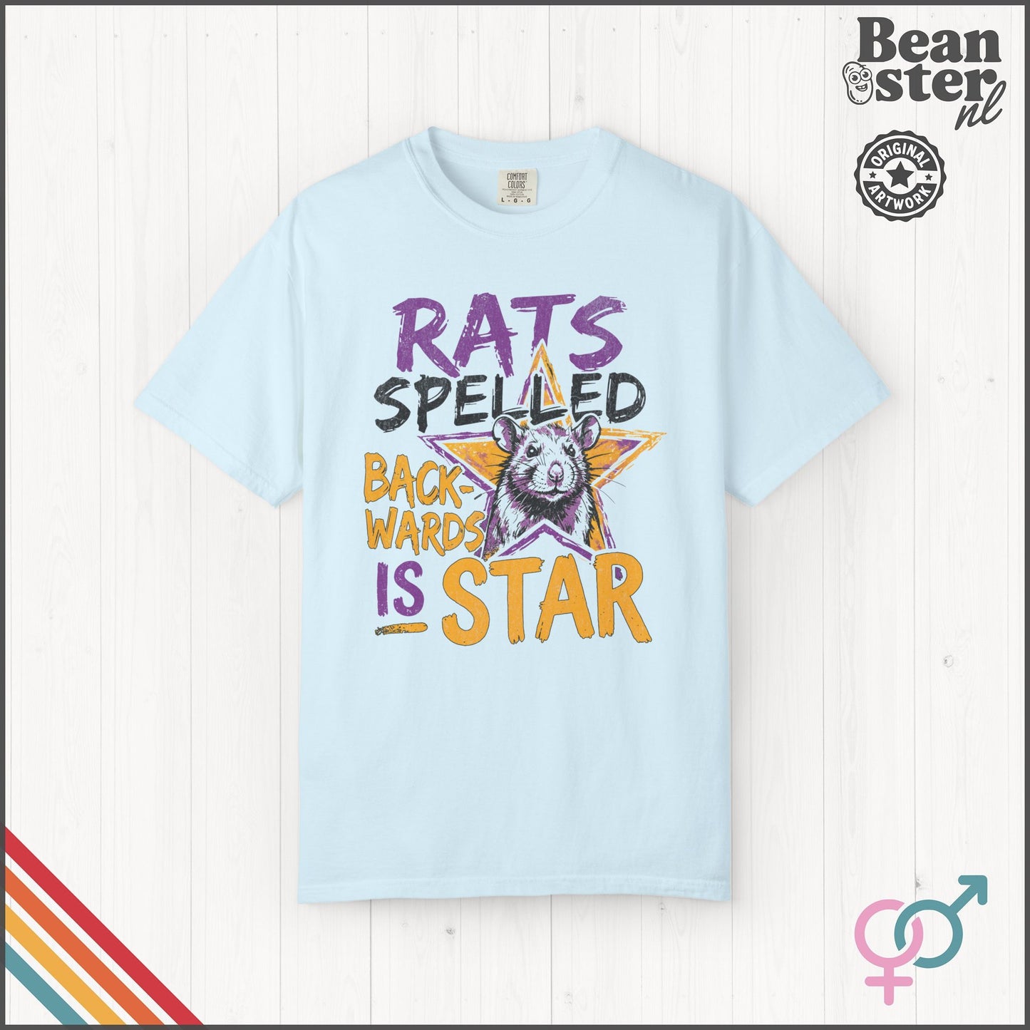 Rats Spelled Backwards Is Star Funny Animal Meme Shirt