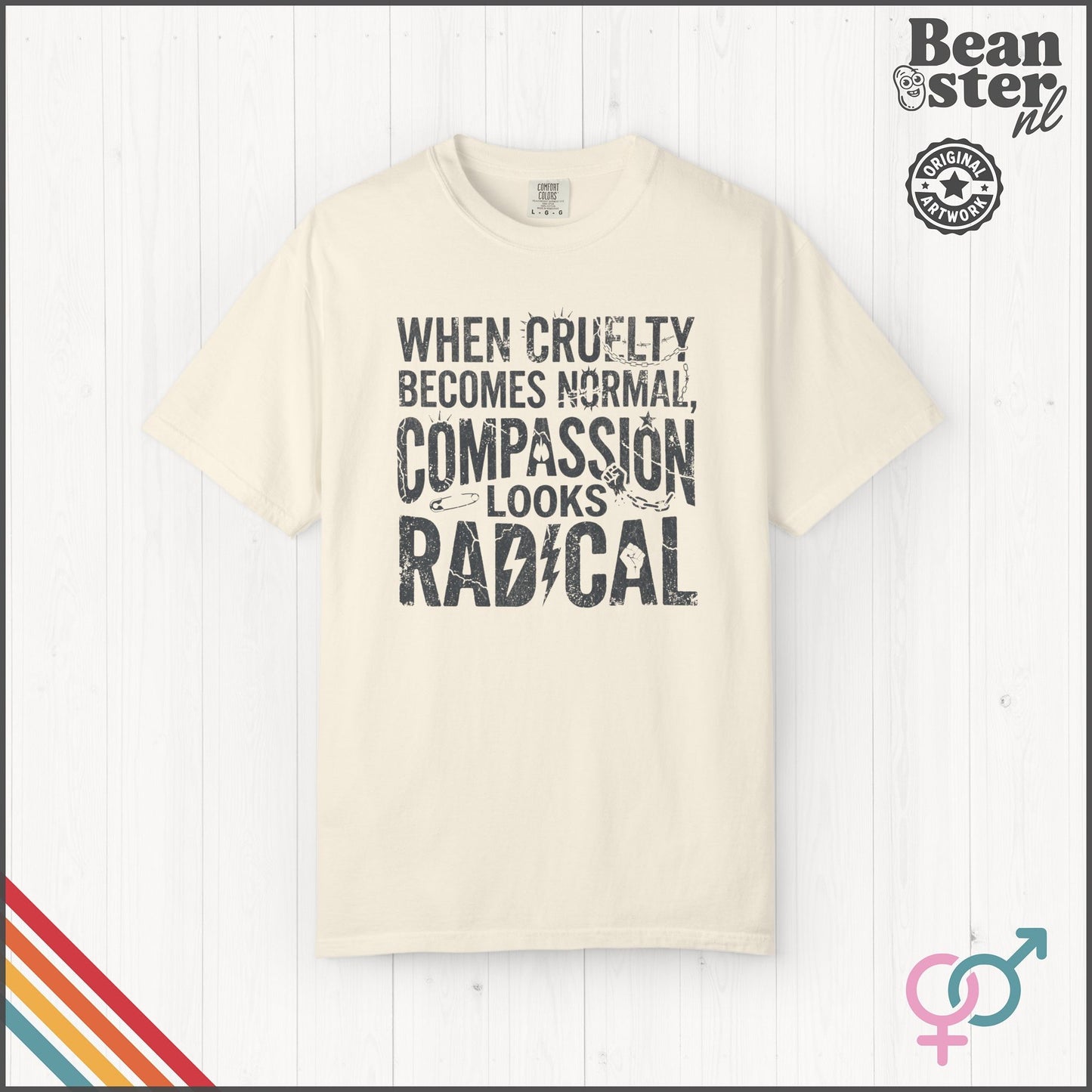 Compassion Looks Radical Protest & Activist T-Shirt