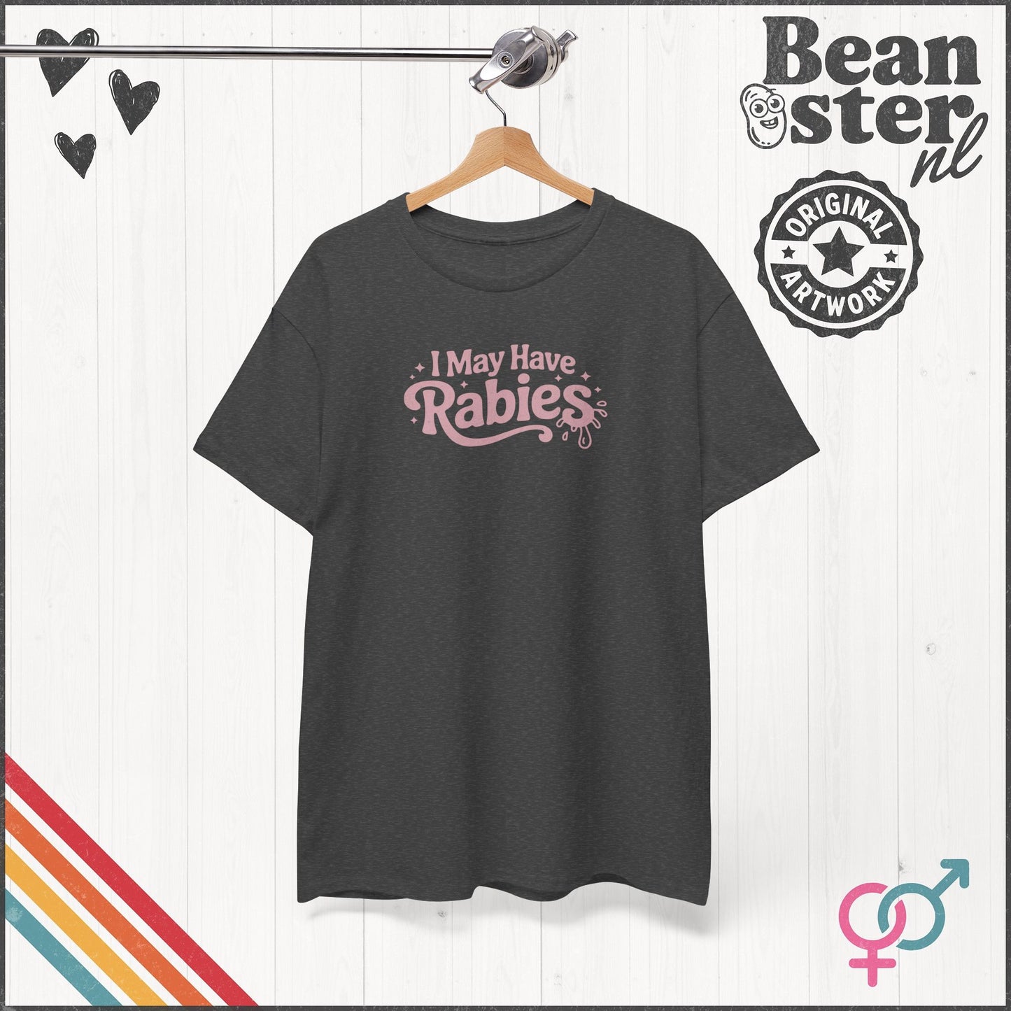 May Have Rabies T-Shirt – Funny Original Adult Graphic Tee