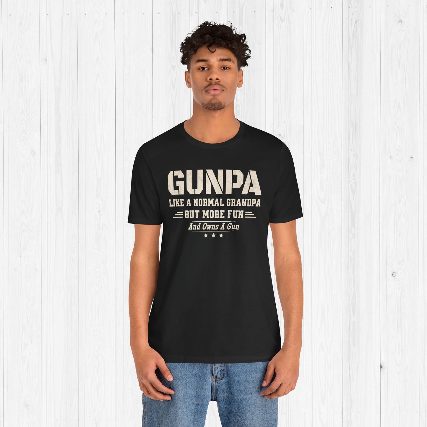 Gunpa Shirt – Funny Grandpa Definition Tee for Weapon Lover Dads