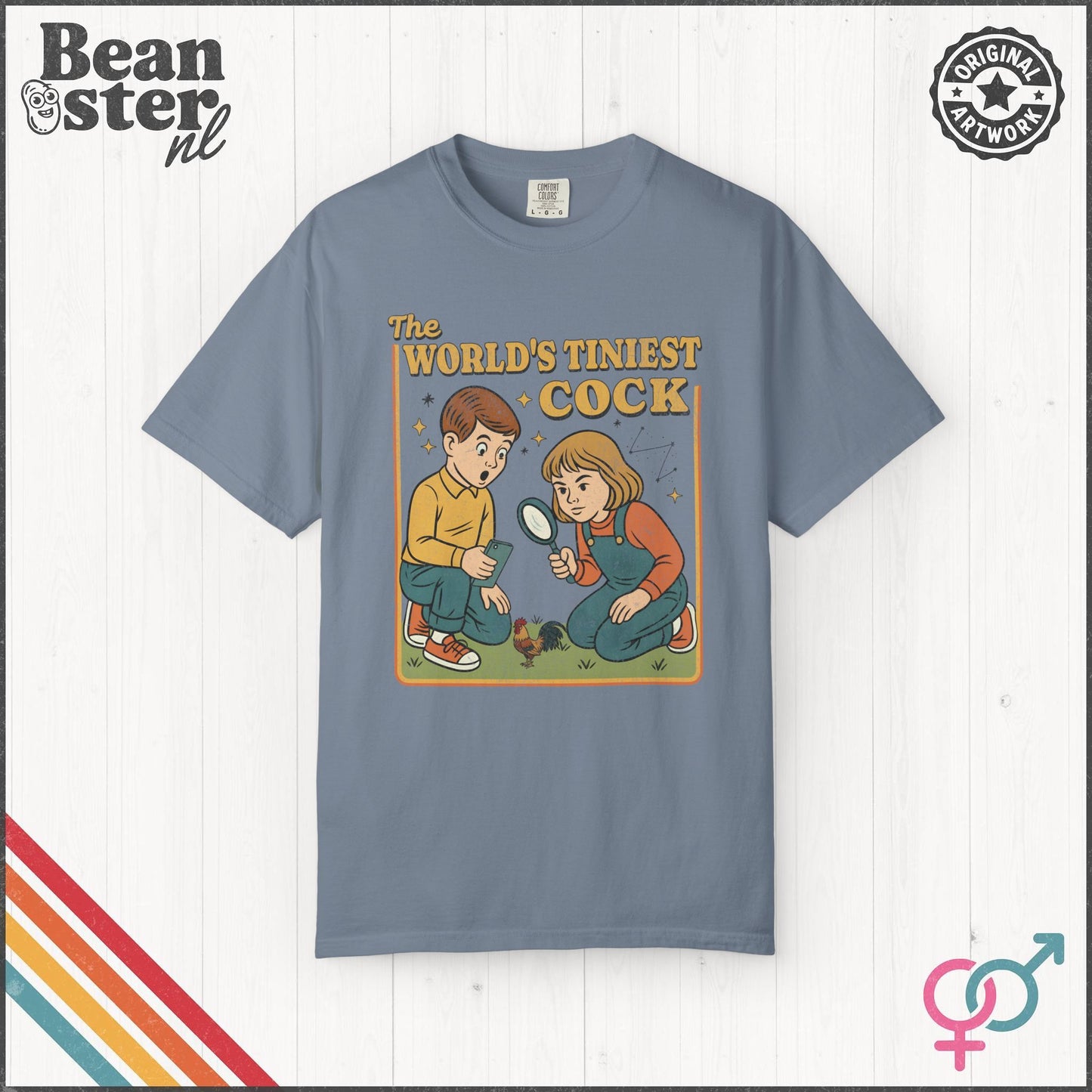 World’s Tiniest Cock Shirt - Retro Funny Adult Humor Tee