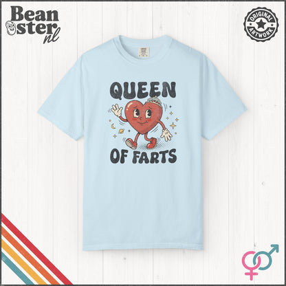 Queen Of Farts Funny T-Shirt | Gen Z Humor Tee