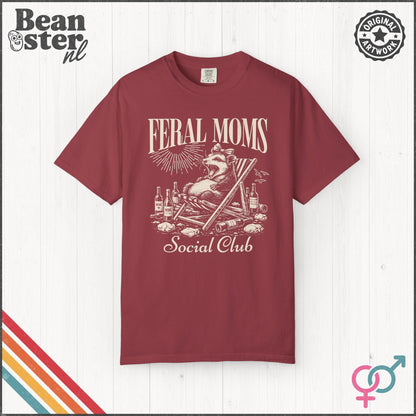 Feral Moms Social Club Tee – Funny Mom Life Shirt