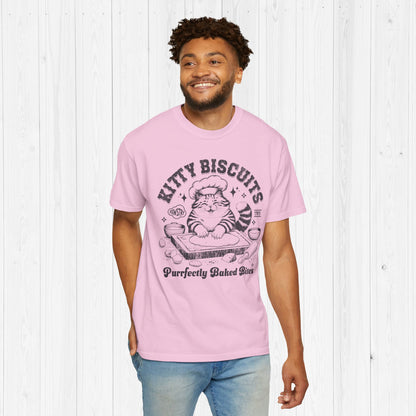 Kitty Biscuits Shirt – Cute Cat Baking Bread Tee for Cat Lovers