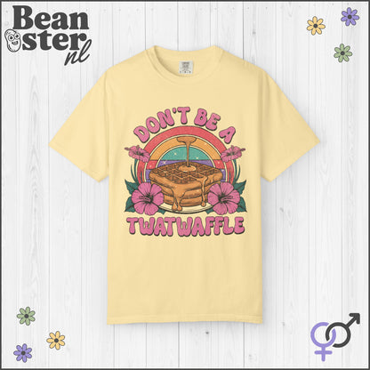 Don't Be a Twatwaffle Retro Funny Oversized Shirt