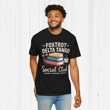 Foxtrot Delta Tango Book Stack Tee –  Subtle FDT Shirt