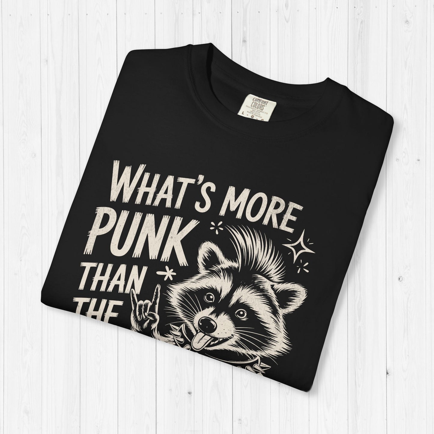 What's More Punk Than The Public Library Shirt 📚🦝