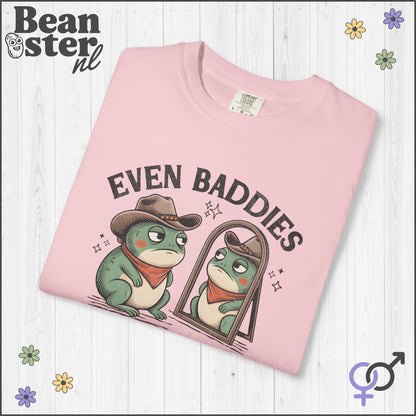 Baddies Get Saddies Frog Shirt – Funny Meme Tee