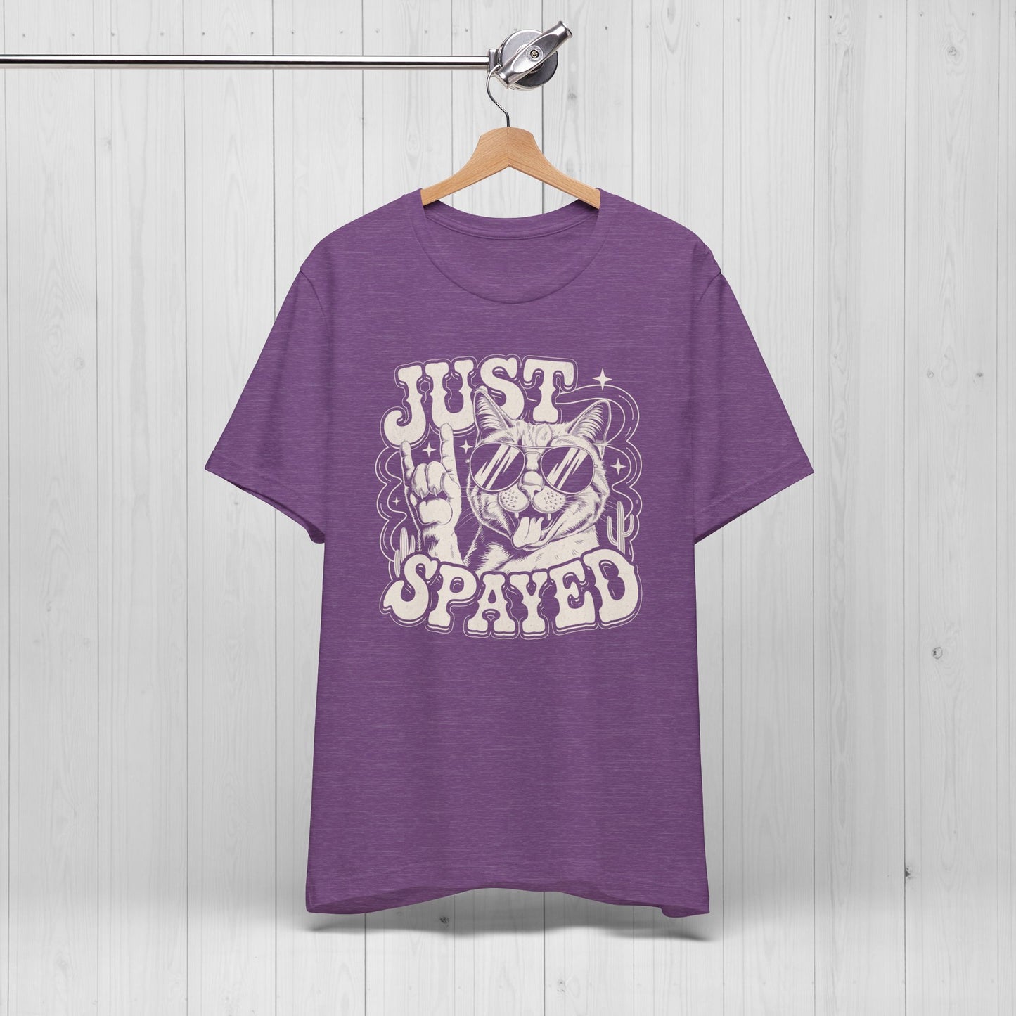 Just Spayed Cat Shirt – Funny Vintage Surgery Tee