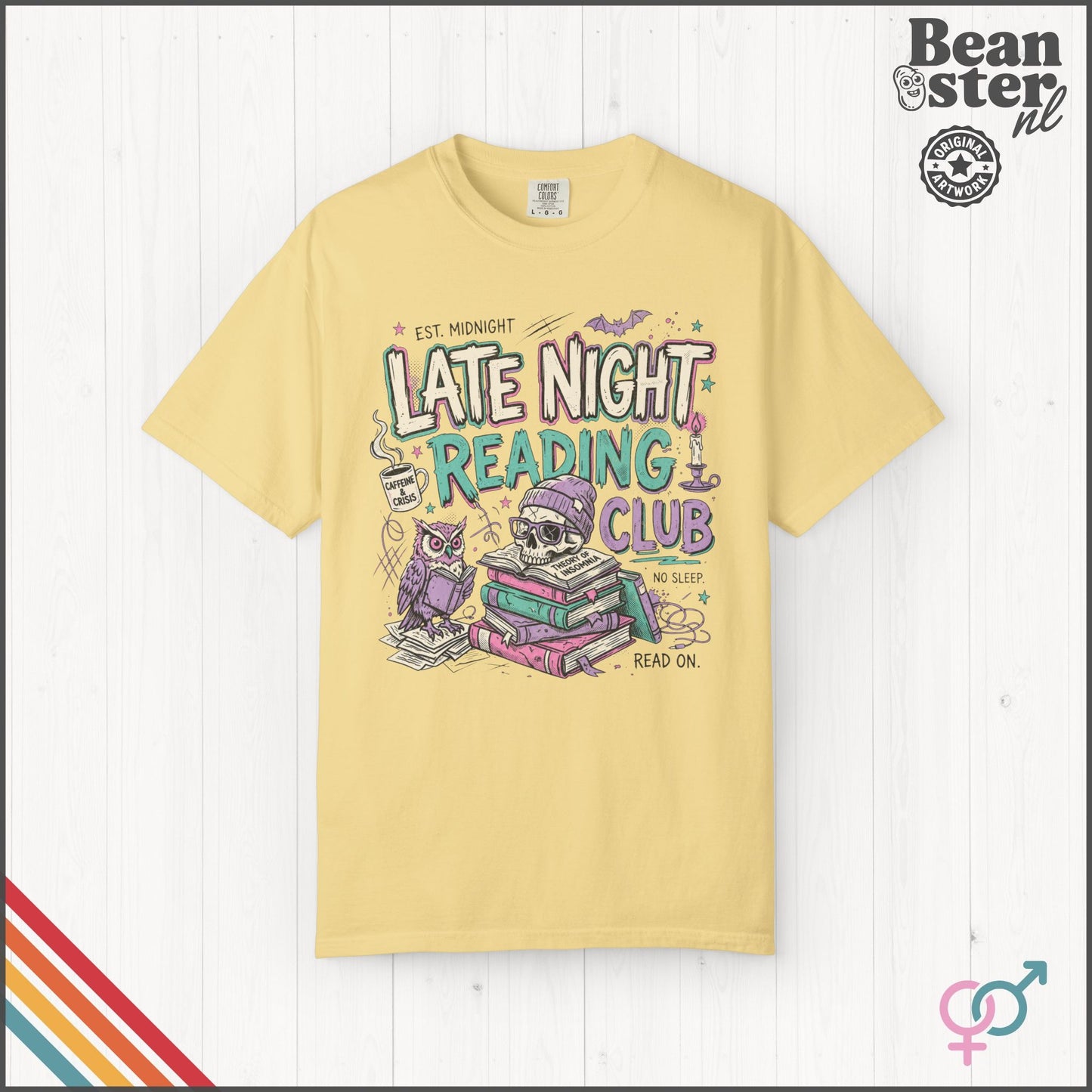 Late Night Reading Club T-Shirt | Creepy Book Lover Tee