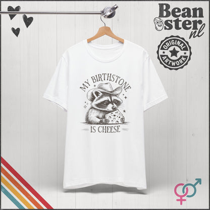 Cheese Is My Birthstone Funny Frog Tee